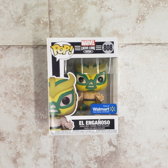 808 El Enganoso Funko Pop Lucha Libre Edition Marvel Walmart Exclusive NIB - Picture 1 of 8